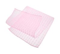 Zerodeko Jacquard Weave Korean Exfoliating Bath Towel Soft Long Body Scrubber for Men Women Pink Multifunctional Shower Cloth for Back Cleansing Massage and Deep Skin Cleaning