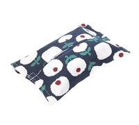 Zerodeko Japanese Style Tissue Box Cotton Cloth Cover with Easy to Carry Design, Simple and Beautiful Appearance, Convenient for Use at Home Or Office, Blue Simple Tissue Bag Holder