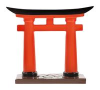Zerodeko Japanese Torii Gate Miniature Sculpture for Garden and Table Decor, Resin Material with Easy to Place Feature and No Easy Deformation, Japanese Style Micro Landscape Decoration