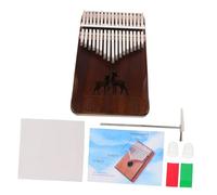Zerodeko Key Thumb Piano Portable Musical Instrument Simple Finger Piano for Beginners Deer Pattern Mbira Design for Travel and Relaxation