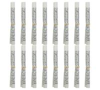 Zerodeko Kosher Mezuzah Blessing Scroll with Hebrew Texts on Paper and Hemp Rope 16pcs Unique Piece Jewish Door Blessing Scroll for Mitzvah and Wedding Home Religious Decor