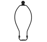 Zerodeko Lamp Shade Harp Bracket :Metal Light Shade Support Frame with Ball Finial for Table Floor Lampshade Repair - Replacement Light Harp Base Hardware, 10mm Hole