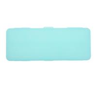 Zerodeko Large Capacity Double Compartment Pencil Case and Adults, Stylish Green Pp Material with Snap-Tight Lid, Compact and Portable School and Office Storage Organizer