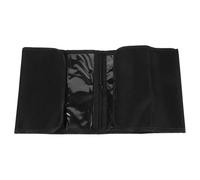 Zerodeko Large Capacity Sixfold Money Wallet Organizer with 6 Zippered Cash Pockets, Black Oxford Cloth Foldable Cash Holder for Work and Travel, Space-Saving Multi-Compartment Design