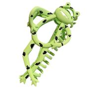 Zerodeko Large Frog Shaped Hair Claw Clip for Thick Long Hair Metal Decorative Big Claw Clip Suitable for Women
