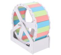Zerodeko Large Pvc Hamster Running Wheel for Hedgehog and Squirrel Quiet Operation, Exercise for Small Animals at Home or Pet Shop