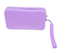 Zerodeko Large Travel Makeup Bag Made of Waterproof Silicone with Compact Rectangular Shape, Portable Design, and Dustproof Feature, a Travel Cosmetic Storage Bag for Convenient Outdoor