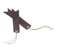 Zerodeko Leather Corner Bookmarks 2Pcs Classic Shape Page Markers for Bible and Student Reading Engagement