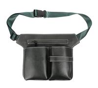 Zerodeko Leather Scissor Bag Portable Multi-Functional Hairdresser Scissors Pouch with Waist Belt for Salon and Business Trip