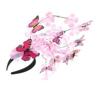 Zerodeko Lightweight and Comfortable Butterfly Hair Accessories for Women, Fashionable Plastic Headband for Graduation W irthday, and Dating Occasions