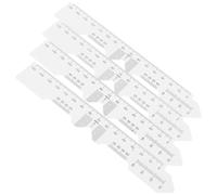 Zerodeko Lightweight Pupil Distance Meter Ruler 4pcs Pvc Portable Design Distance Measuring Apparatus for Eye Care and On-the-go Measurements, Professional Optometry Tool