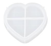 Zerodeko Love Silicone Mold Heart Shaped DIY Craft Baking Mold for Serving Tray Making Decorative Plate Craft