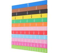 Zerodeko Magnetic Fraction Strips Math Manipulatives Educational Fraction Tiles for Kindergarten Math Supplies Teaching Tool and Subtraction