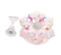 Zerodeko Magnetic Nail Practice Stand Single Magnets Pink Cherry Blossom Acrylic Nail Holder for Beginners and Salon Use