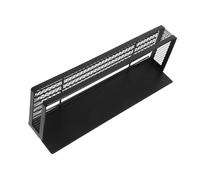 Zerodeko Magnetic Spice Rack Organizer for Fridge with No Drilling Installation and Heavy Load Capacity, Black Iron Kitchen Magnetic Storage Rack Suitable for Kitchen and Office Desk