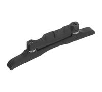 Zerodeko Mandolin Bridge Replacement Ebony Wooden Bridge Saddle with String Slots for Mandolin, Rich Sound and Resonance, Suitable for Rehearsals and Playing the Go