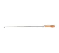 Zerodeko Manhole Cover Practical Use and Easy to Clean Lifting Hook Tool with Wood and Iron Construction Suitable for Rolling Door and Manhole Cover Lifting in Home and Garden
