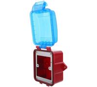Zerodeko Manual Fire Button Shield for Emergency Call Point Protection Fire Alarm Switch Cover Compatible with System Sensor Sap-mfs Enhances Safety for Indoor and Outdoor Use