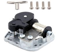 Zerodeko Mechanical Spring Power Musical Box Movement Replacement Lightweight Abs and Iron Construction with Can Be Placed on A Suitable for DIY Music Box Accessories