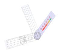 Zerodeko Medical Goniometer Protractor Angle Ruler Physical Goniometer Body Measuring Tool for Orthopedic Assessment and Joint Measurement