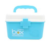 Zerodeko Medicine Storage Box Medication Organizer, Lockable First Aid Box with Convenient Handle 2 Layer Medical for Storing Medicines, Bandages, Ointments & Medical Tools Home Accessories