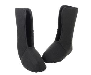 Zerodeko Men's Winter Fleece-lined Boot Liners Soft Insulated Thermal Shoe Socks with Oxford Cloth and Plush Material for Comfortable Interior and Protection from Cold, for Fishing