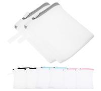 Zerodeko Mesh Laundry Bag 8pcs Mini Laundry Wash Bag Washing Machine Delicate Bags Lingerie Net Bags with Zipper for Clothes Bed Sheet Stuffed Toys Laundry