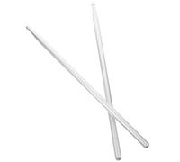 Zerodeko Metal Drum Sticks Aluminum Alloy Practice Percussion Drumsticks for Beginners Balanced Weight for Sound Control and Daily Use