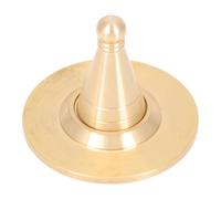 Zerodeko Metal Incense Cone Mold for Home and Yoga Room Use Easy to Use Cone Shaping Tool in Golden Colour of Sturdy Incense Moulds for Making