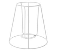 Zerodeko Metal Lamp Shade Frame Wire Stand for DIY Lampshade Making Diameter 9Cm Top 15Cm Bottom, Table Lamp Accessories for Home Decoration