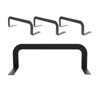 Zerodeko Metal Mattress Slide Stopper Bars with Sturdy Iron Build 4pcs for Bed Frame Anti-slip Mattress Gripper and Screws Included and Stabilizes Bedding Fits Most Bed Frames for Bedrooms