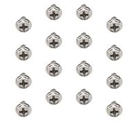 Zerodeko Metal round Head Screws Replacement for Building Computer Systems 100 Pcs Silver Computer Case Screws with Quick Installation, Lightweight for Power Supply and Pci Slot