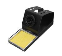 Zerodeko Metal Soldering Iron Stand with Sponge for Hobbyists, Stable Iron Base with Eight Top Holes, Quick Heat Dissipation and Support, for Outdoor Creation with Wood Burning Pens