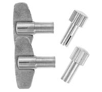 Zerodeko Metal Winding Keys and Professional Clock Repair Kit for Old-Fashioned Mechanical Clock Servicing