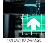 Zerodeko Metal Wire Guard for Exit Signs and Emergency Lights, White Iron Wire Cage with Protective Design, Versatile Application for Hospitals and DIY Projects, Sl nd Modern