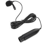Zerodeko Microphone Plastic Pin Three-pin with Lavalier Xlr Professional Portable 48v Interface and Plug and Play Lapel Wearable Metal for Recordings and Speeches