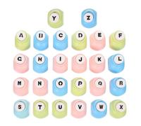 Zerodeko Mini Alphabet Letter Paper Puncher for Crafts and Handmade Greeting Cards, Metal and Plastic Sturdy Craft Hole Puncher Suitable for Ages and Resistant to Damage