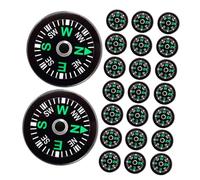 Zerodeko Mini Button Compass Compact Navigation Tool for Hiking Camping Outdoor Survival Educational Precision Magnetic Needle Pocket Accessory