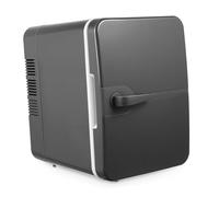 Zerodeko Mini Fridge Portable Skincare Fridge with Handle Low Noise Energy Saving Compact Car Refrigerator for Bedroom Office with Uk Plug Gray