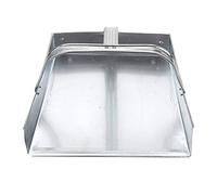 Zerodeko Mini Stainless Steel Dustpan with Handle, Silver Kitchen Cleaning Dustpan for Tabletop Household Use, Compact Garbage Container for Home Waste Collection