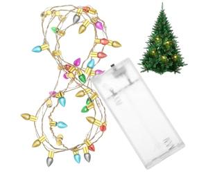 Zerodeko Miniature Christmas Lights, Dollhouse Led Lights, Festive Miniature Lighting for Christmas, Dollhouses, Trees, Role Play, Decorative Accessories