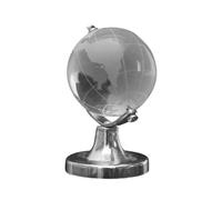 Zerodeko Miniature Crystal Globe Decorative Ornament for Home and Wedding, Practical and Beautiful Geography Globe Adornment with Creative and Unique Design for Store Display