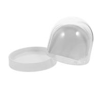 Zerodeko Miniature DIY Blank Snow Globe Photo Frame for Creative Crafts Snow Globe with White Base for Christmas Birthday Wedding Valentine S Day and Home Decoration