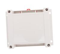 Zerodeko Monitoring Instrument Box Socket Base Case Project Boxes for Electronics Indoor Electrical Boxes DIY Case Enclosure Plastic Cases Replacement Part Repairing Supply White Abs