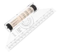 Zerodeko Multi Functional Plastic Rolling Ruler for Drawing and Study with 15cm Length, Draw Graphs and Horizontal Lines, for Students in Educational and Craft Applications