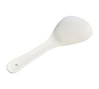 Zerodeko Multi-Purpose Lightweight White Ceramic Rice Paddle Spoon Non-Stick Household Rice Spoons for Home Kitchen Serving and Dining