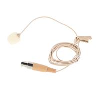 Zerodeko Multipurpose Clip-on Lapel Microphone Compact Small Interview Mic Portable 3-pin Xlr Lavalier Mic for Streaming, Speech, and Conference Use