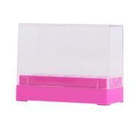 Zerodeko Nail Drill Bits Organizer Box for Manicure Polishing Heads with Plastic Display Case, Suitable for Desktop Organization and Manicure Practice Storage