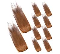 Zerodeko Natural Palm Bark Sheets 10pcs with Realistic Appearance, Simple to Cut or Mount Maintenance-free Brown Palm Tree Bark for Aquarium and Outdoor Landscaping for Garden Crafts