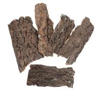 Zerodeko Naturalistic Tree Bark Climbing Mat Panels Lightweight Cork Bark Tiles 5pcs for Reptile Tank Decor for Gecko and Bearded Dragon Terrarium Accessories